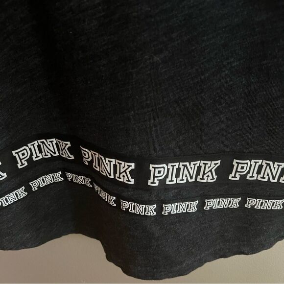 Vintage 90's Pink Victoria’s Secret Campus Bling Long Sleeve Cotton Blend Top - Picture 6 of 16